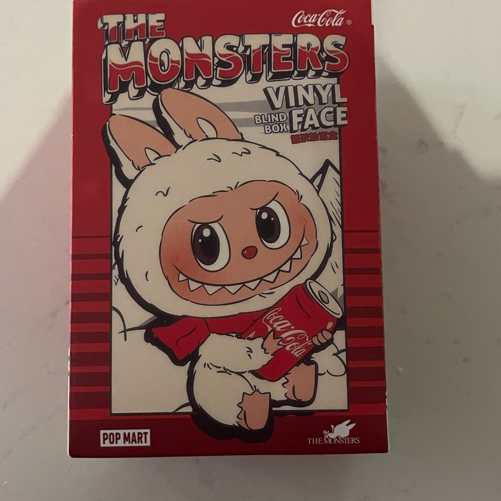 Coca Cola The Monsters Vinyl Face Blind Box lunubu unopened